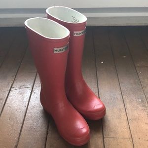 Red Hunter Rain Boots